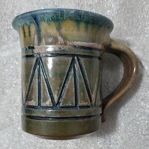 VIntage 1970's Pottery Studio Ted Diakow Mug Canadian Handmade
